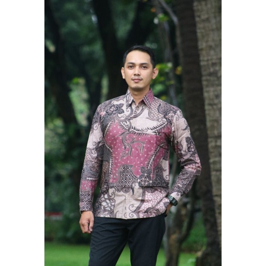 KEMEJA BATIK PANJANG FURING KEREN KATUN HALUS