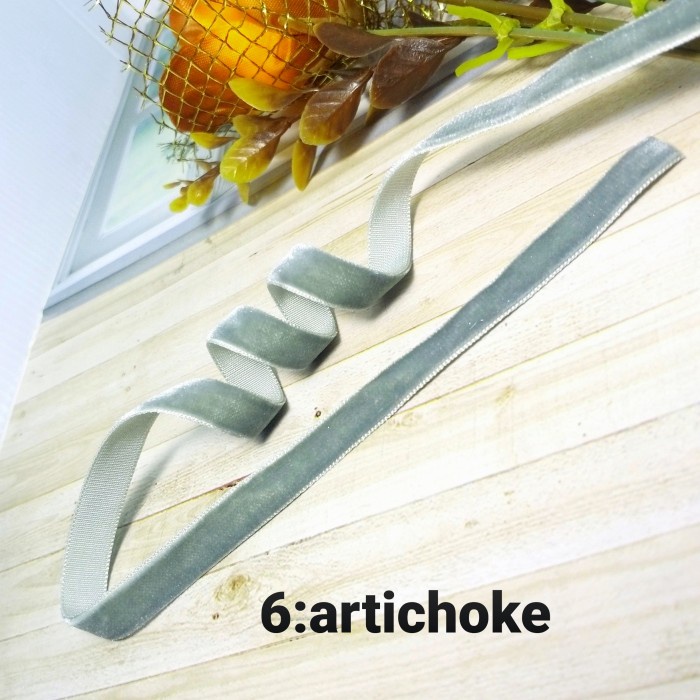 Renda Per Meter,Pita Bludru/Velvet Lebar 1 Cm