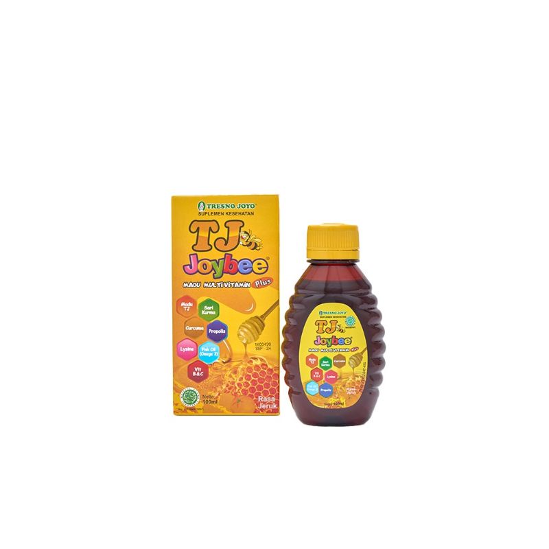 Madu TJ Joybee 100ml Rasa Jeruk - Madu Herbal Alami Kaya Multivitamin