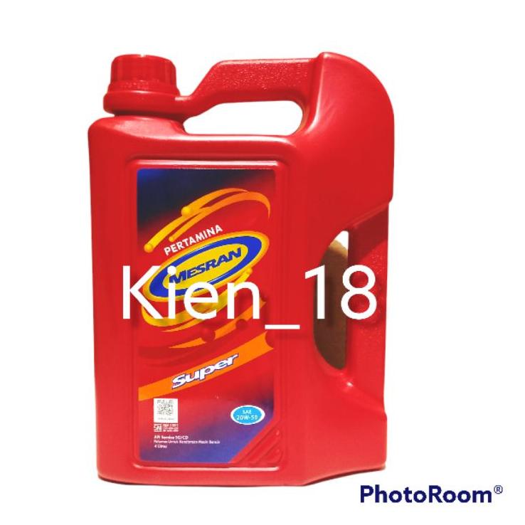Hemat Biaya Oli Mesran super 4 liter 20W-50