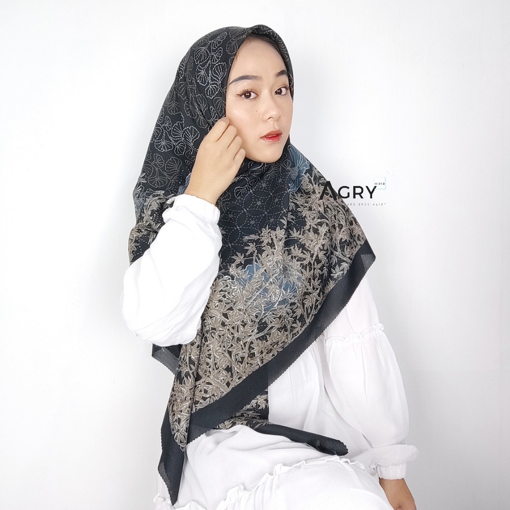 ᴀɢʀʏ Hijab Segiempat Motif Syar'i 120