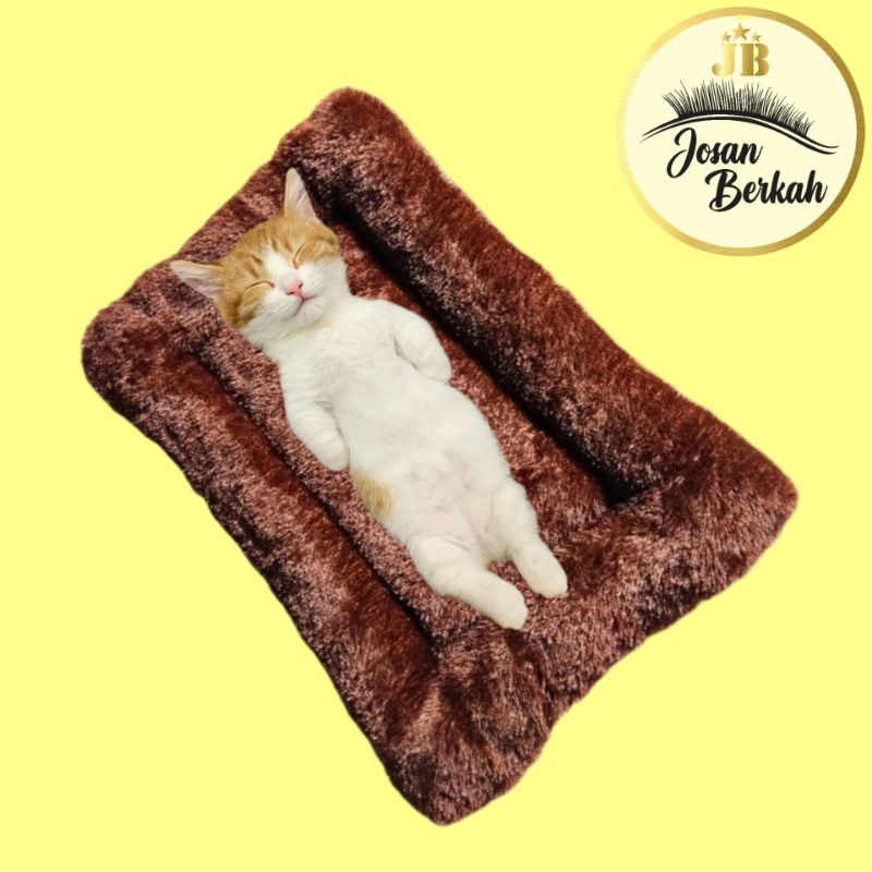 Tempat Tidur Kucing/Anjing Desain koleganik kasur Super Mantul Empuk dan Nyaman