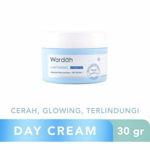 MFI - WARDAH LIGHTENING DAY CREAM ADVANCED NIACINAMIDE | NETTO 30 GR &amp; 15 GR