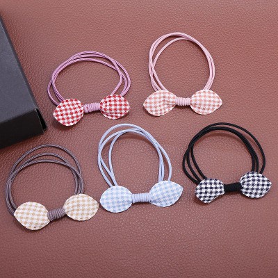 ⭐️𝐈𝐇𝐒 𝟎𝟏𝟑 𝐋𝐚𝐦𝐩𝐮𝐧𝐠⭐️Ikat Rambut Korea Motif Lucu Rubber Band Korean Style Fresh Leather Rope Fabric Bow