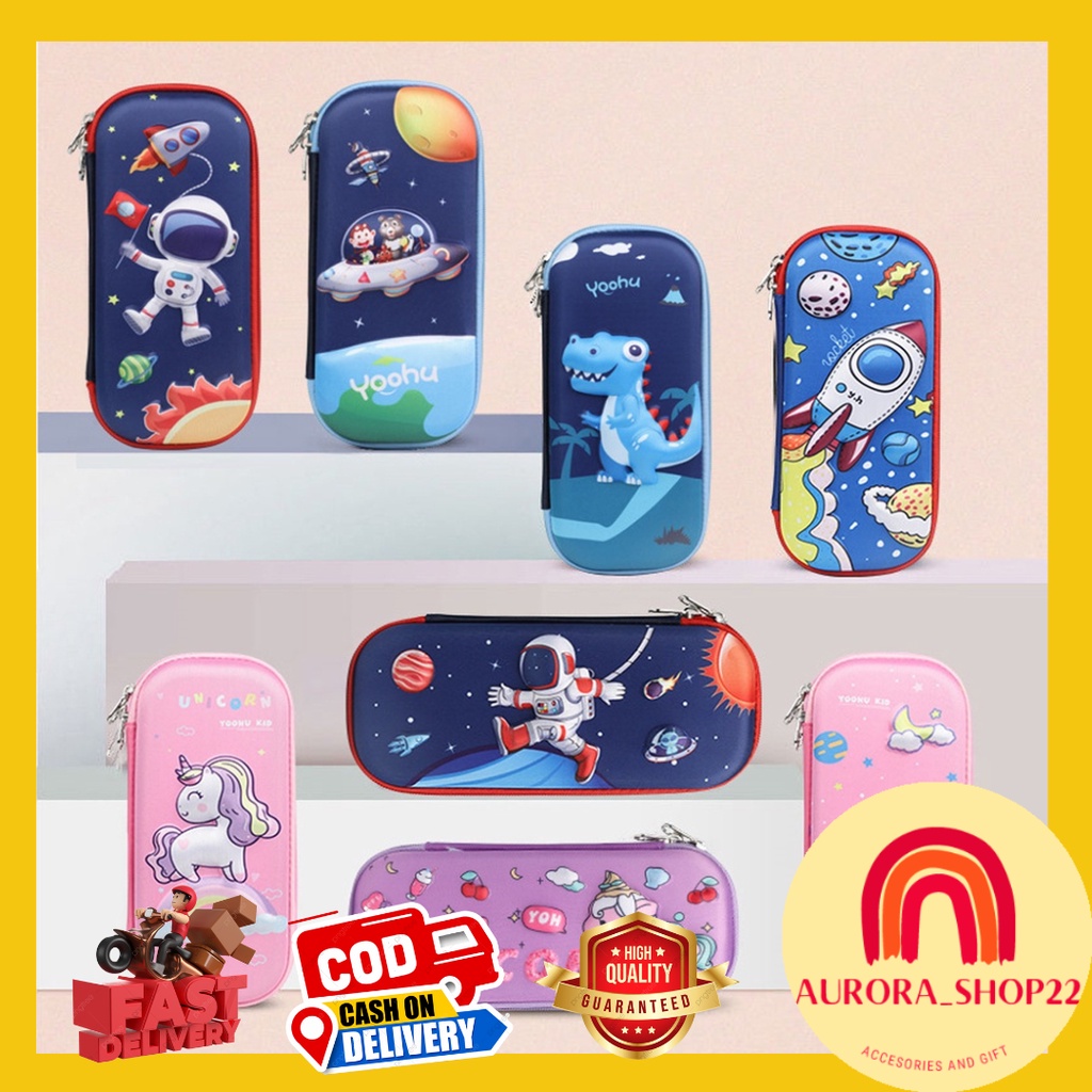 [COD] KOTAK PENSIL KARAKTER 3D CUTE TEMPAT PENSIL ANAK TEPAK HARDCASE KOTAK PENSIL ANAK ANTI AIR CUTE