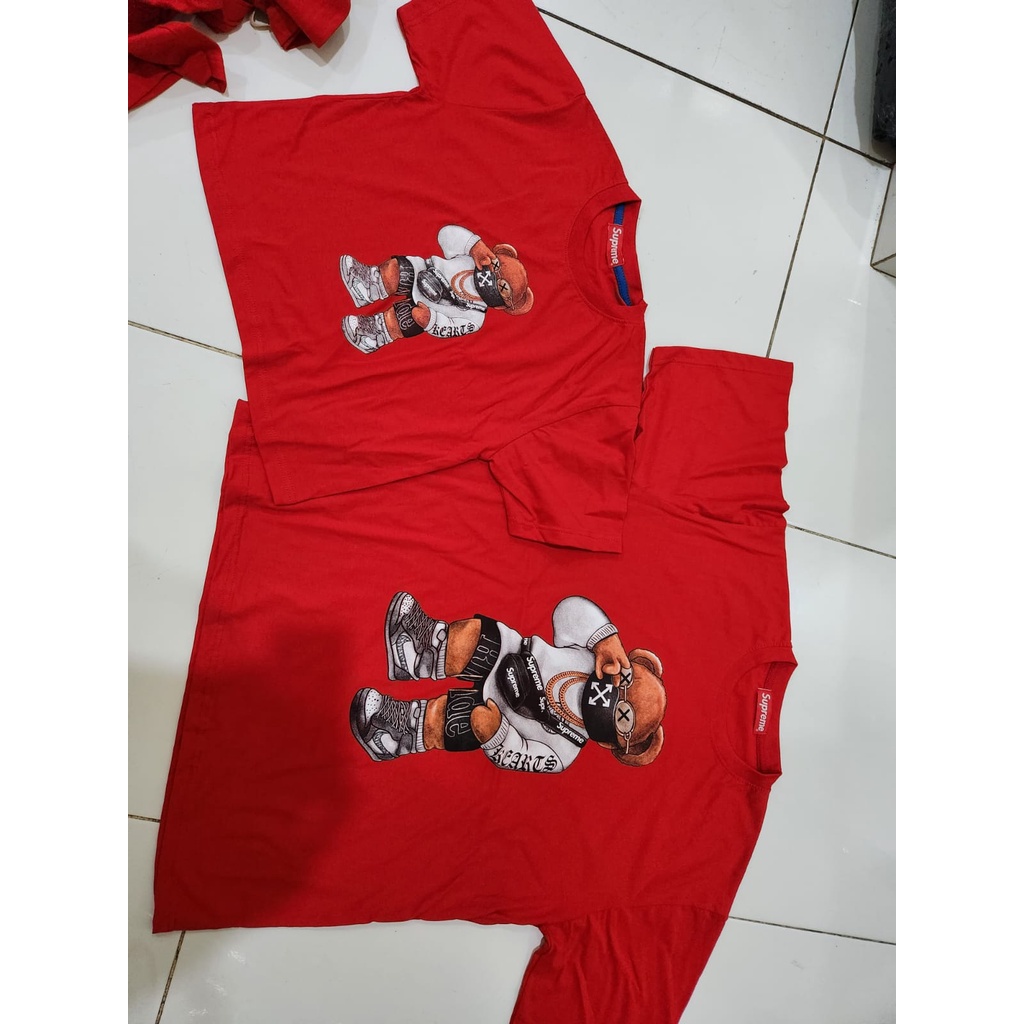 familygames Kaos bkk import kaos imlek 2023 kaos merah kaos teddy crop imlek crop merah