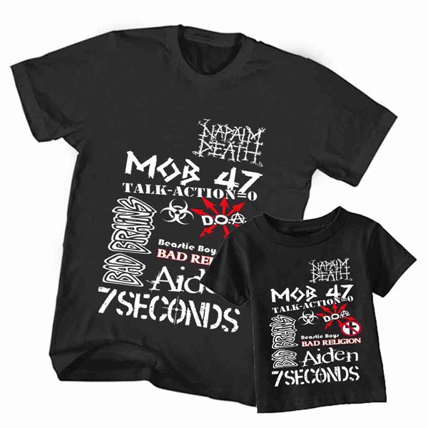 Kaos Death Metal Band Tour Tshirt Couple Dewasa & Anak 1 S/D 12 Tahun