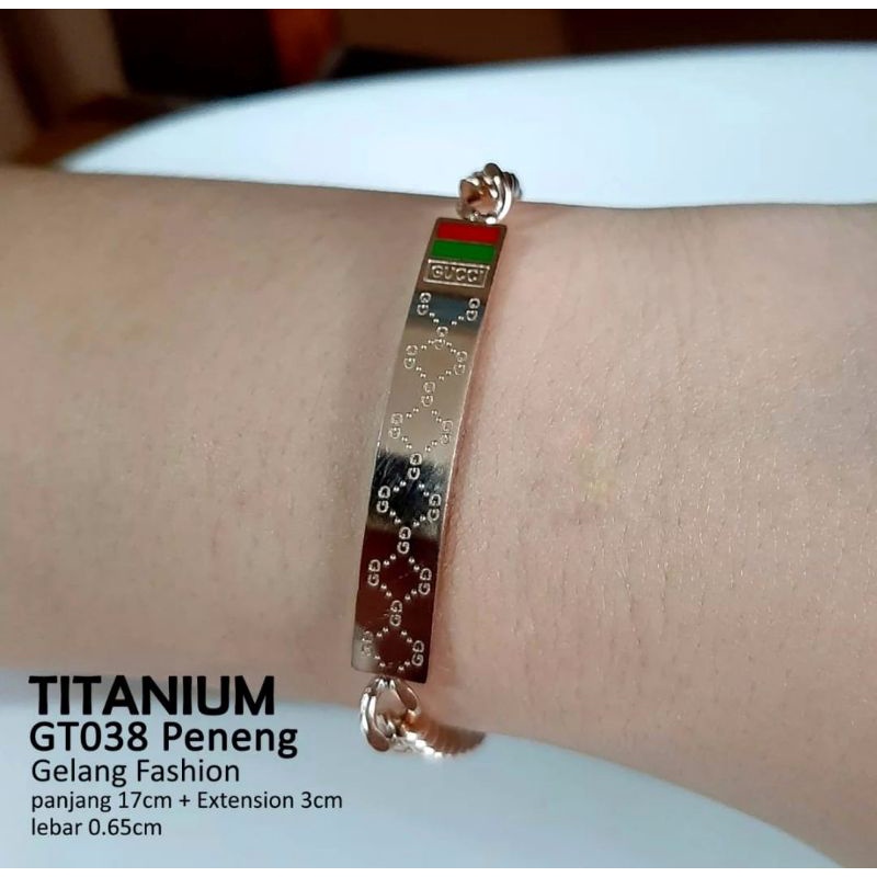 Gelang Tangan Wanita Branded Gelang Tangan Titanium Anti Karat