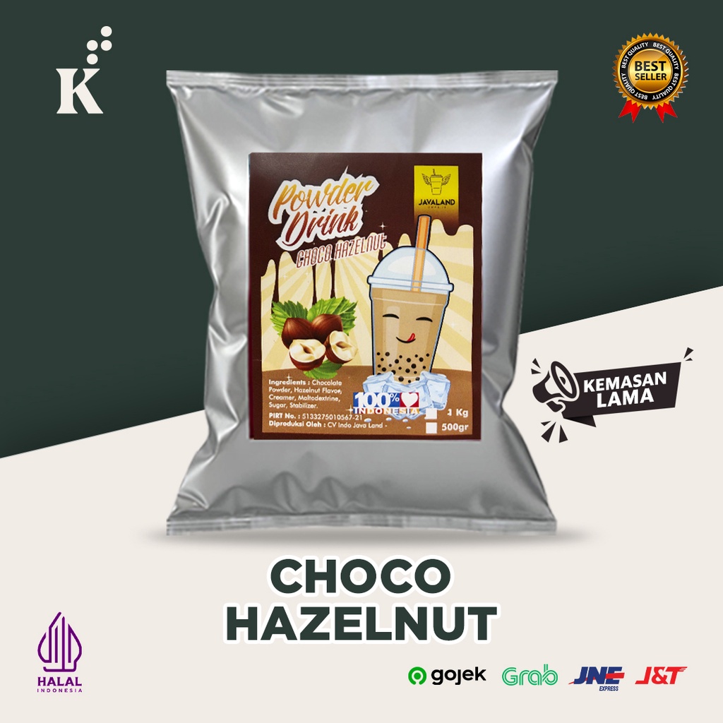 Bubuk Minuman Bubble Powder Drink Choco Hazelnut ORIGINAL Javaland 1kg