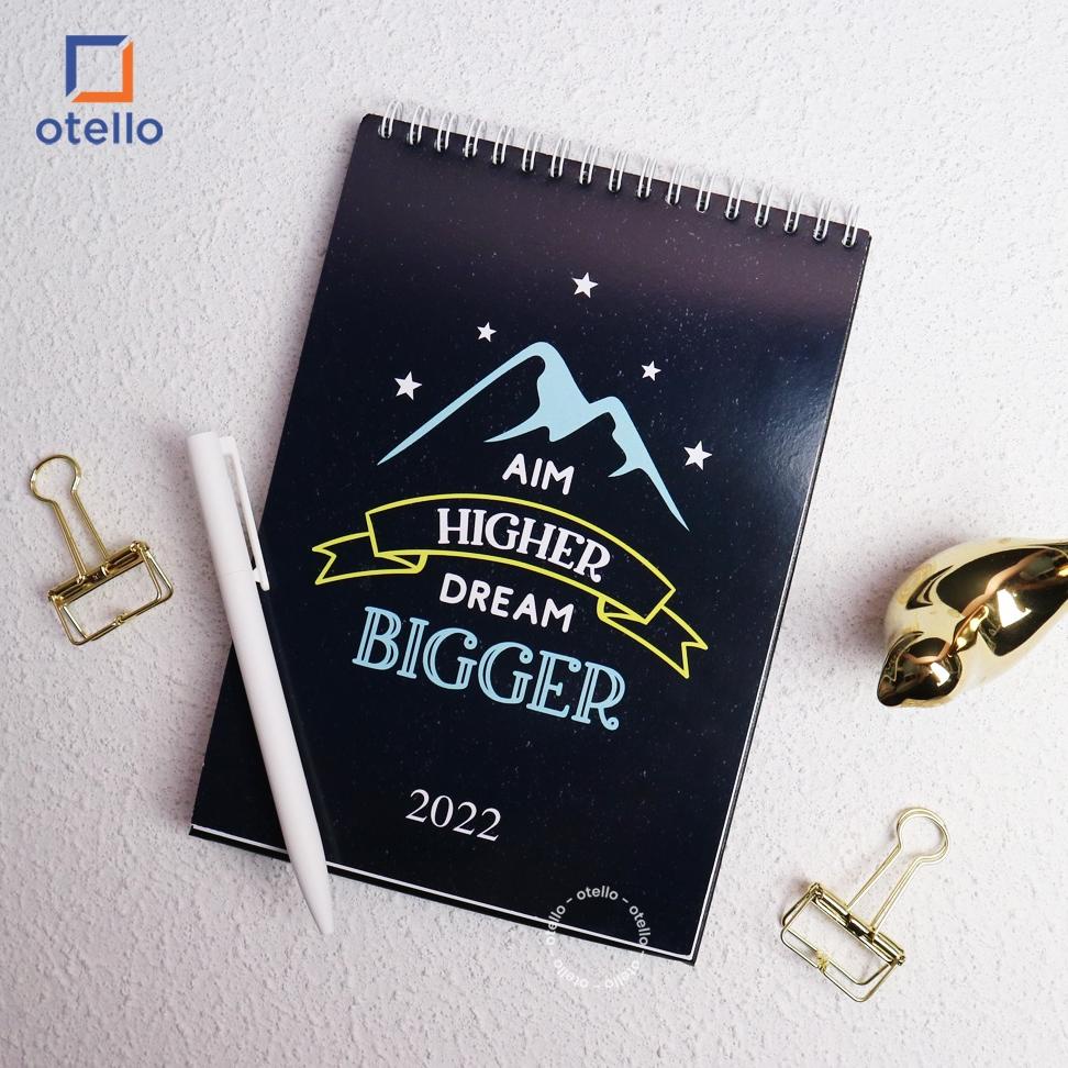 

HLAZR Kalender Meja 2022 Kalender Goals Keren Banget TERMURAH! Desk Calendar Minimalist Quotes Motivasi rysvv