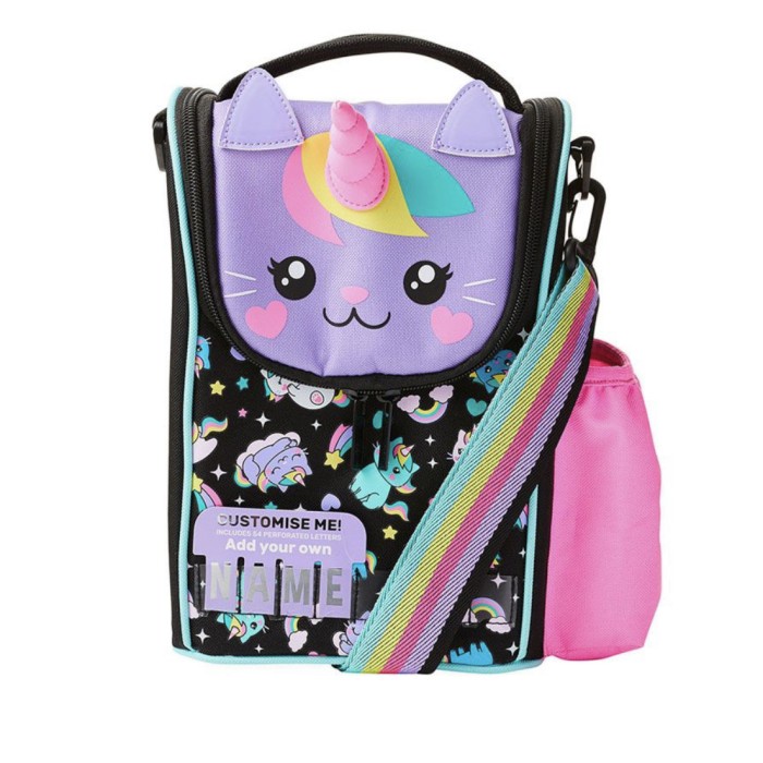 Open DS] Tas Lunchbox Cat Unicorn Smiggle Original