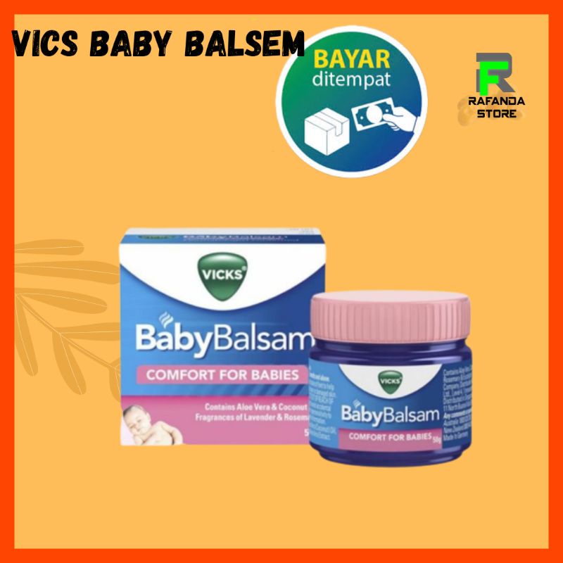 Vicks Baby Balsem 50 gram Pereda Batuk Pilek Flu Pada Bayi