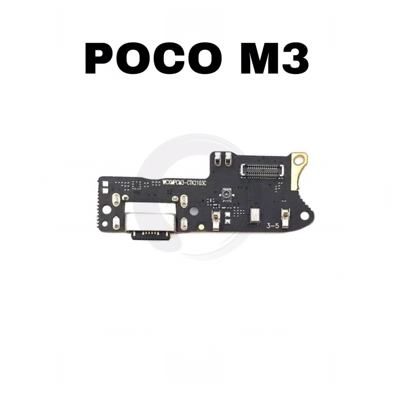 FLEXIBLE KONEKTOR POCO M3 POCOPHONE CAS CHARGER MIC / FLEXIBLE CONNECTOR CON TC PLUG IN BOARD PAPAN