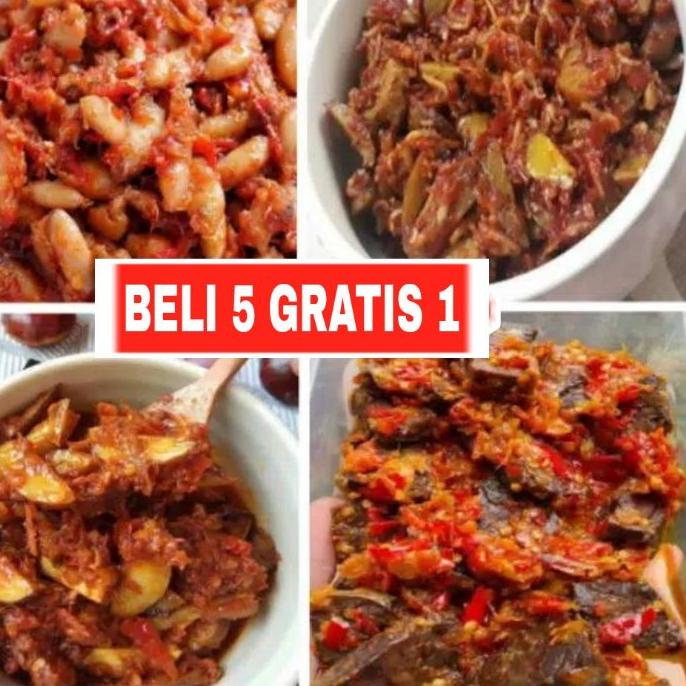 

FLASH SALE Sambal Baby Cumi, Paru, Cakalang, Teri Medan, Pete, Jengkol, Ayam Suir, Roa, Jengkol, Jambal !