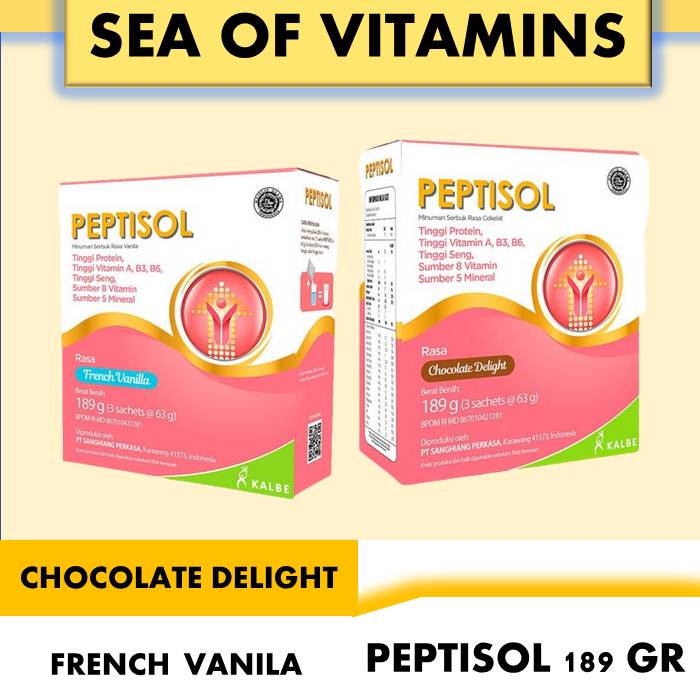 

Peptisol Cokelat/Vanila 189GR