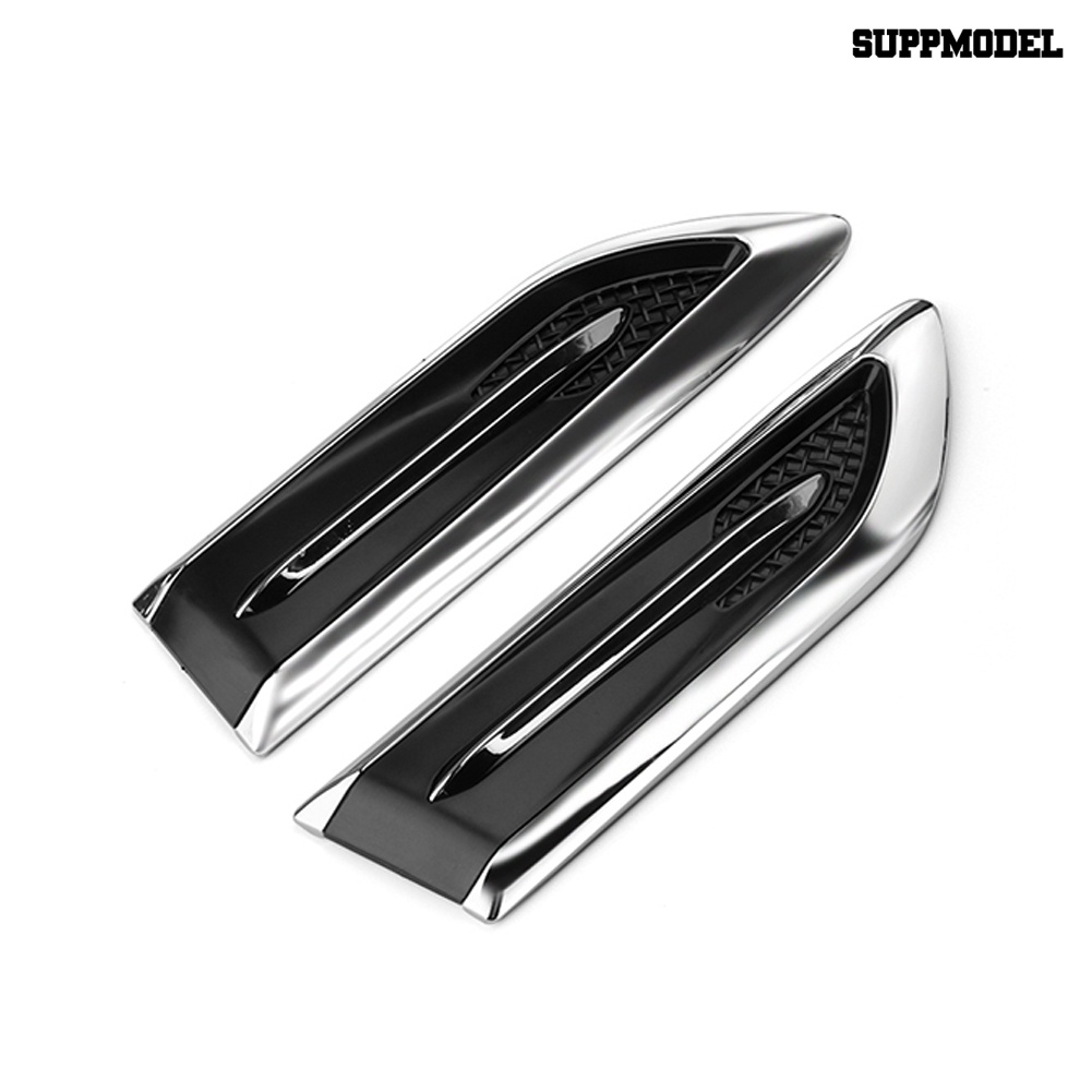 [SM] 2pcs Hiu Insang Mobil Auto Kendaraan Car-Styling Side Air Flow Vent Decor Sticker