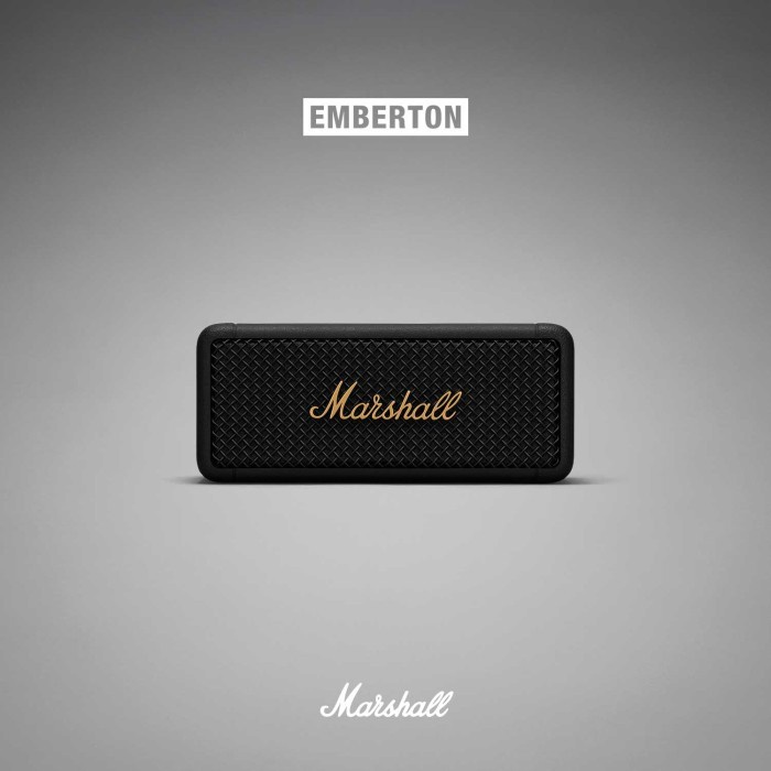 Marshall Emberton - Black & Brass
