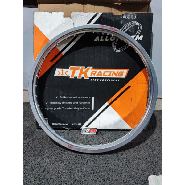 PROMO VELG PELAK TK JAPAN ASLI ORIGINAL BARU UKURAN 160 RING 21 HOLE LUBANG JARI JARI 36 WARNA SILVE