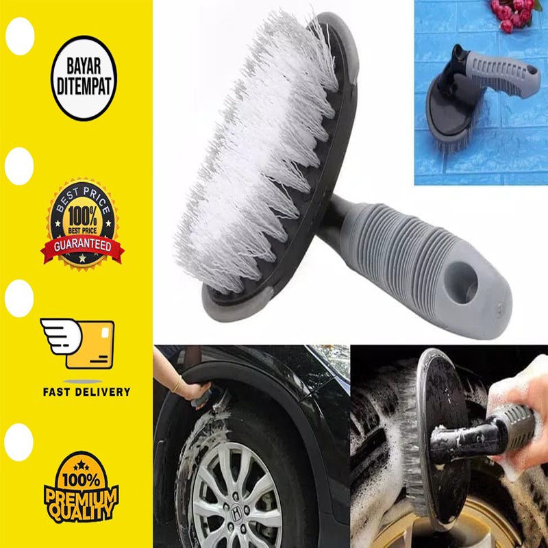 ✅ BISA COD Sikat Pembersih Ban Velg Mobil Motor Sepeda Karpet Lantai Car Tire Brush High Quality