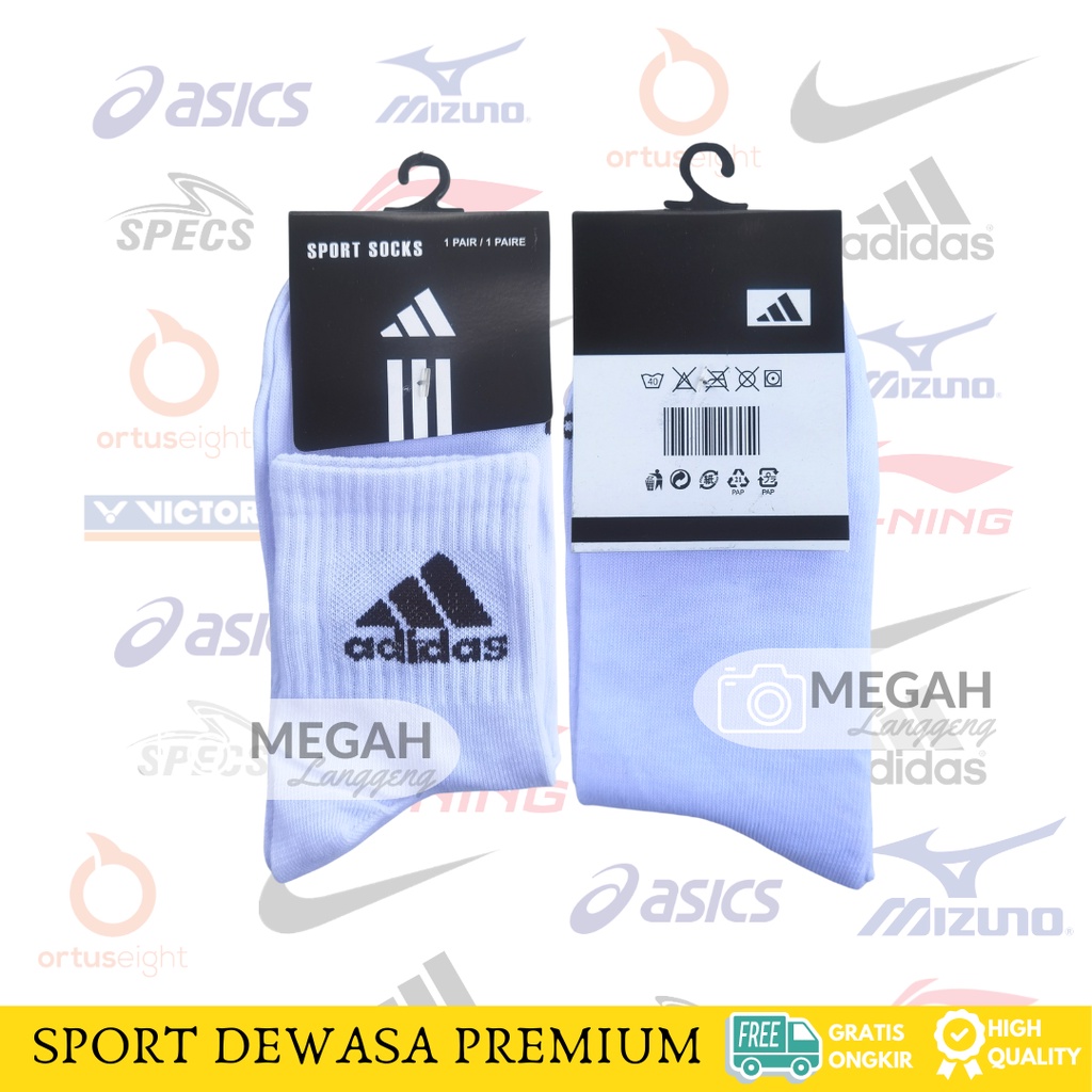 Kaos Kaki Tebal Olahraga/Kaos Kaki Motif/Kaos Kaki Lari/Kaos Kaki -Kaos Kaki Sport Olahraga Spandex 2S Berkualitas - Kaos Kaki Putih Sport Unisex / Kaos Kaki Sport Putih Olahraga Tebal Pendek/ Kaos Kaki Putih Pendek Tebal/ Kaos Kaki Olahraga Badminton