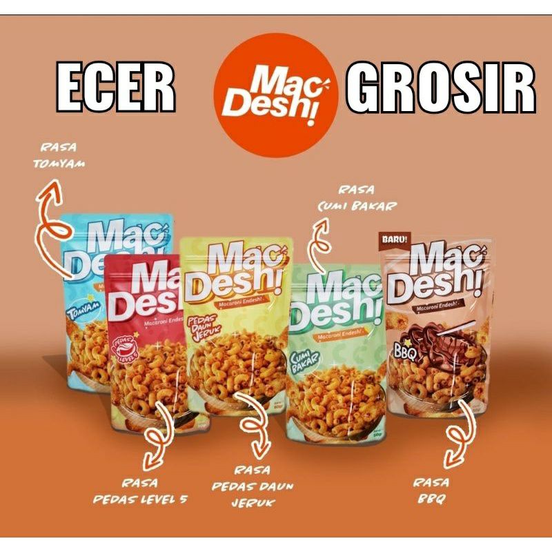 

macaroni endesh kekinian,/MAC DESH