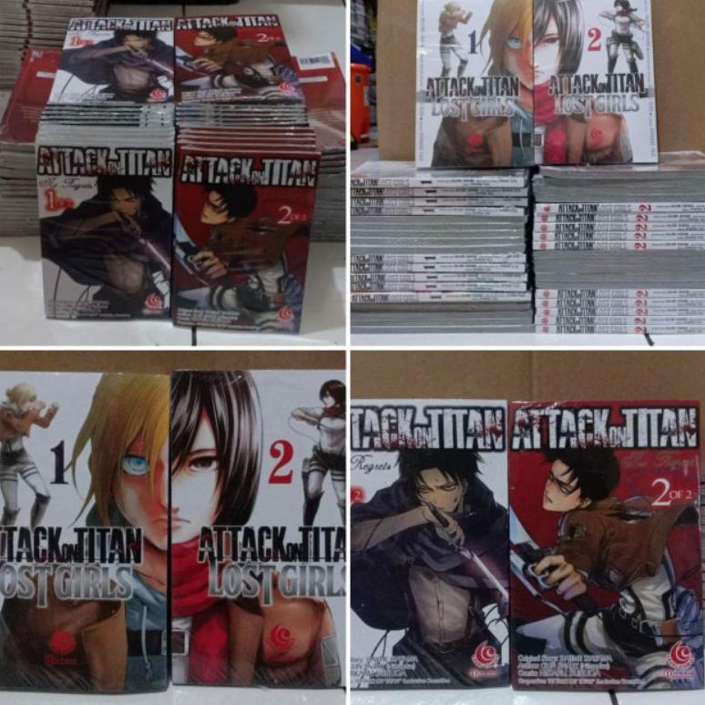 IT.12Ja23ᴱ ‣ ATTACK ON TITAN - NO REGRET & LOST GIRL 1-2 TAMAT READY STOK