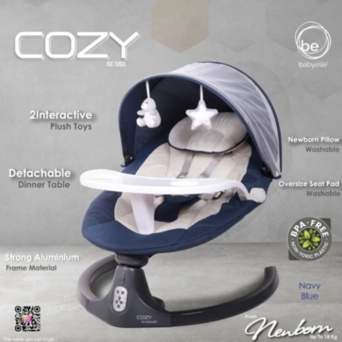 Bayi Bouncher Swing Automatic Babyelle Cozy Be 1203