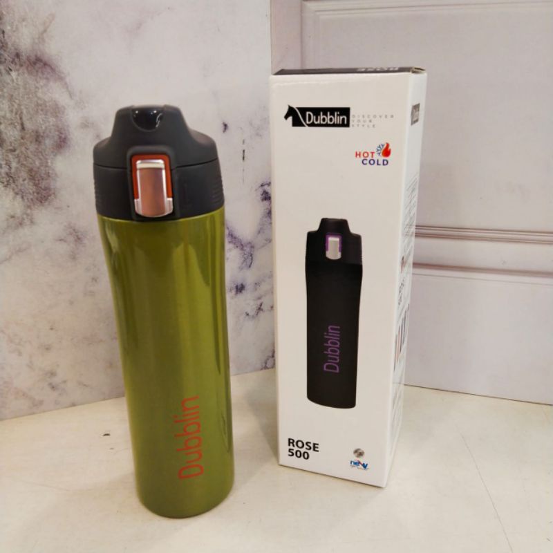 TERMOS DUBBLIN ROSE UK.500ml//TERMOS HOT N COOL
