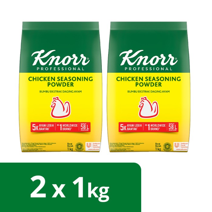 

Knorr Bumbu Rasa Ayam Refill 1Kg Twin Pack