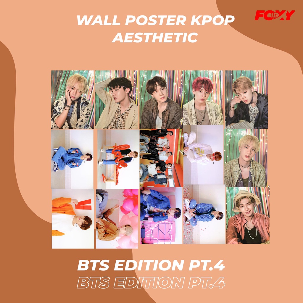 (15 Pcs) POSTER BTS AESTHETIC WALLPAPER EDITION 4