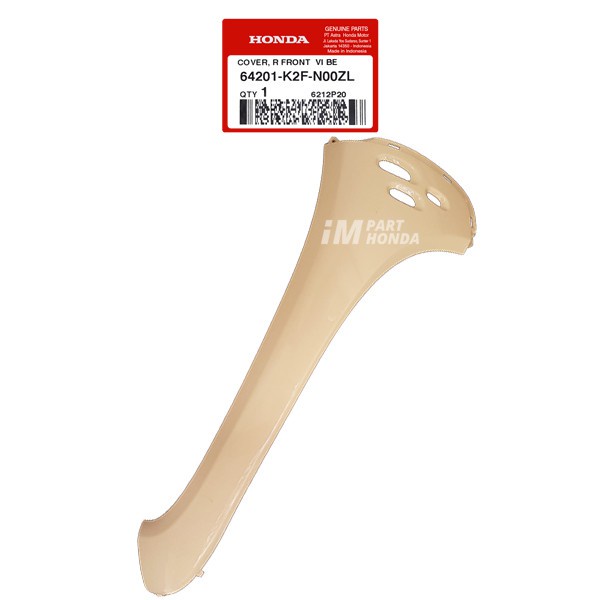 64201-K2F-N00ZL Cover Sayap Kanan Scoopy eSP K2F Fashion Cream Krem JKT