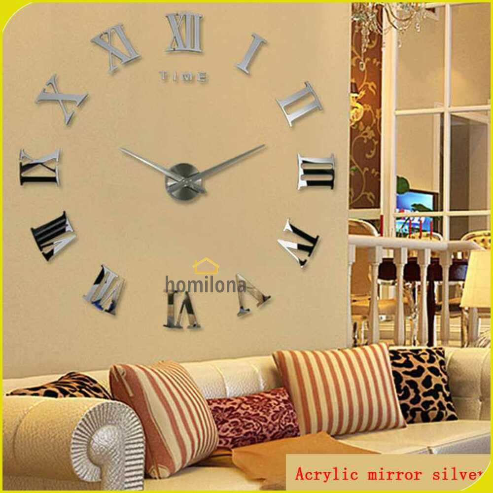 Taffware Jam Dinding Besar DIY Giant Clock Quartz 90-100cm - DIY-106