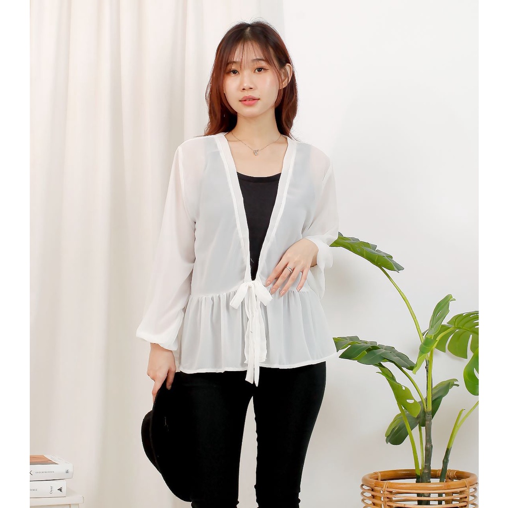 Toply shop BISA COD Outer wanita / Outer ceruty / Cardigan wanita viral