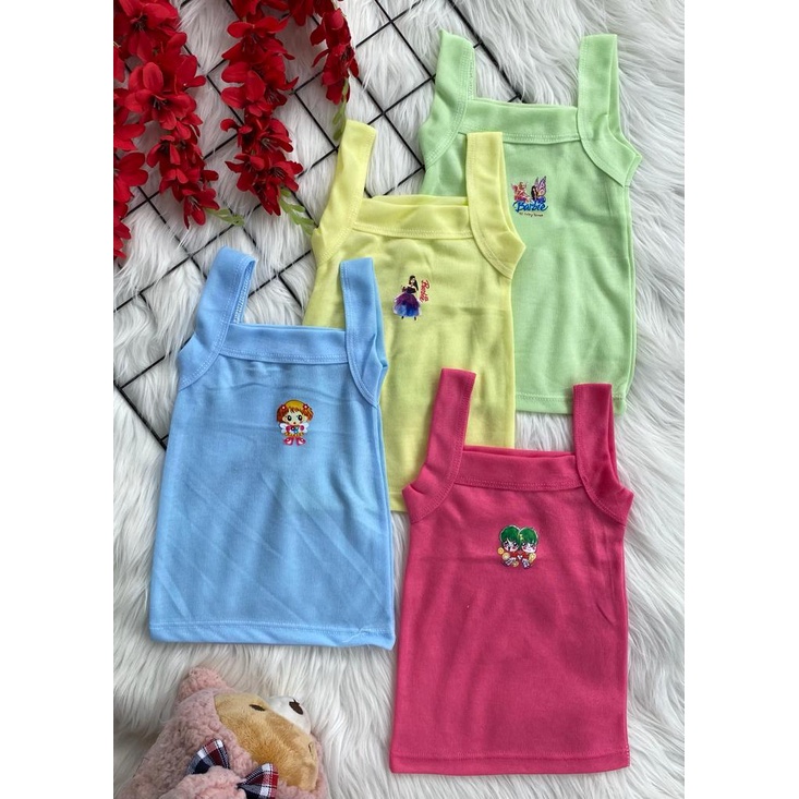 TANKTOP ANAK / SINGLET ANAK / DALEMAN ANAK MURAH LUCU GAMBAR (3 PCS)
