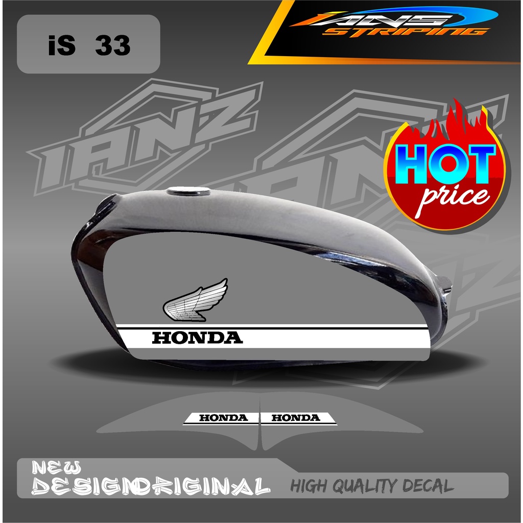 DECAL STRIPING LIST TANGKI CB100 HOLOGRAM / NON HOLOGRAM IS33