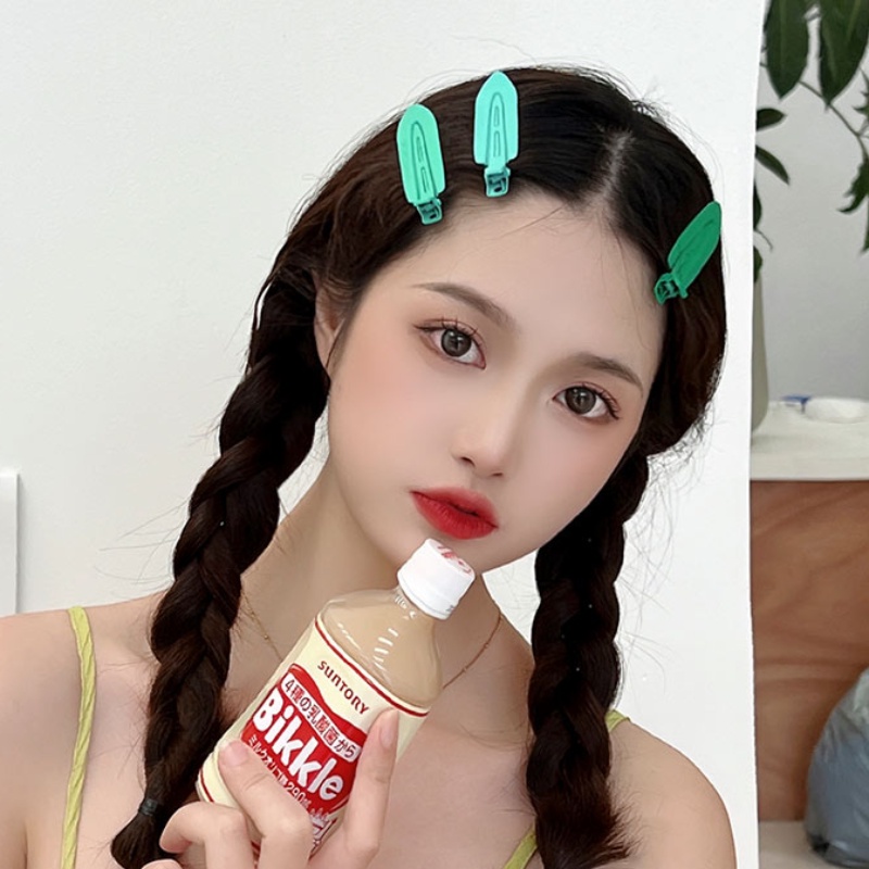 Jepit Rambut Korea Perempuan Warna Jepit Rambut Hairpin Mode Sederhana Cuci Muka Poni Klip