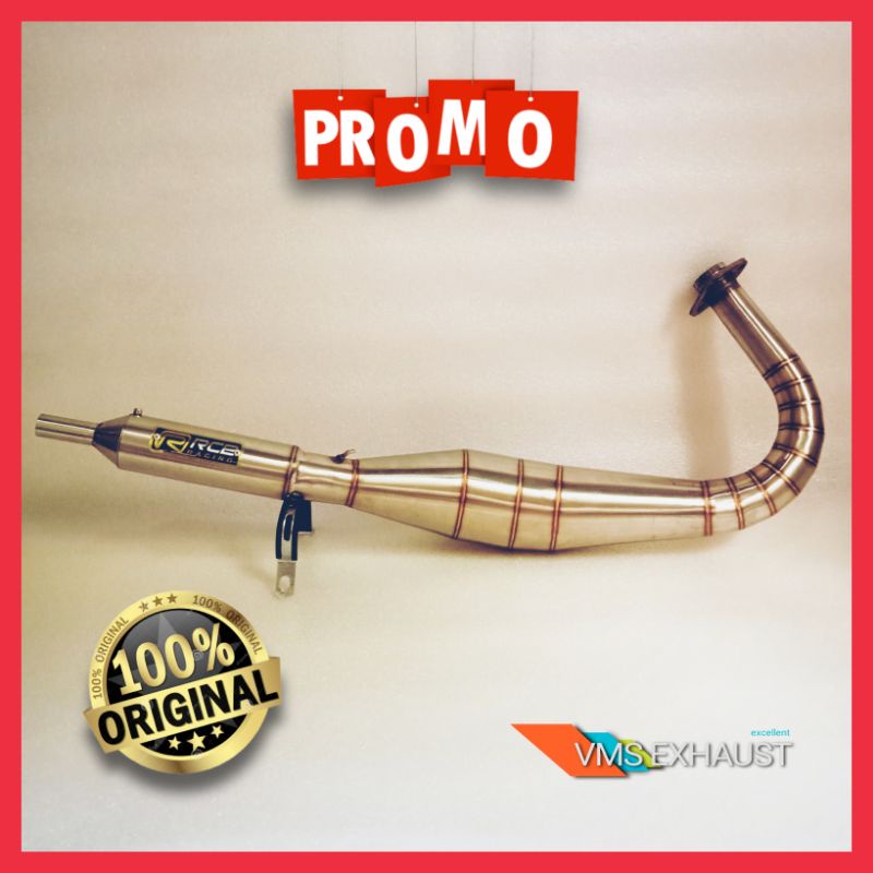 KNALPOT RX KING KOLONG TELO 3V3 Stainless RCB Rx King