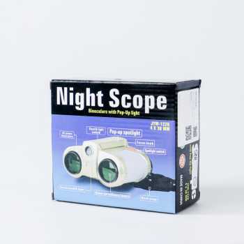 Night Scope 4 x 30mm Binoculars with Senter Pop-Up Light Teropong - JYW-1226