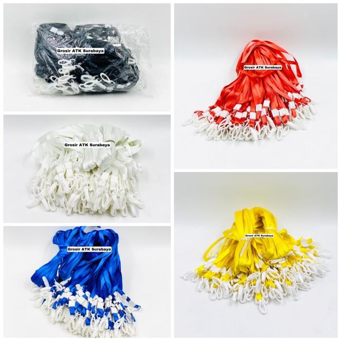 

( 100 Pcs ) Tali ID Card Name Tag Card Holder Kail Plastik