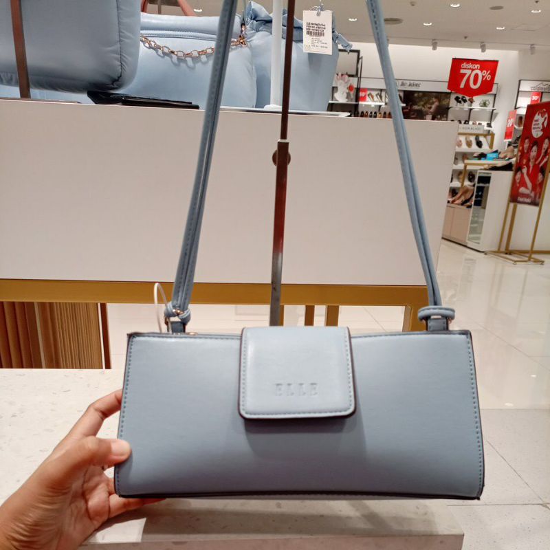 Shoulder bag ELLE 41393 Fashion Original Counter Depstore Tas Wanita Bahu Pesta Kondangan Elegan
