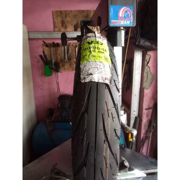 Ban motor matic Corsa v33 tubetype ring 14 UK 80/90 dan 90/90