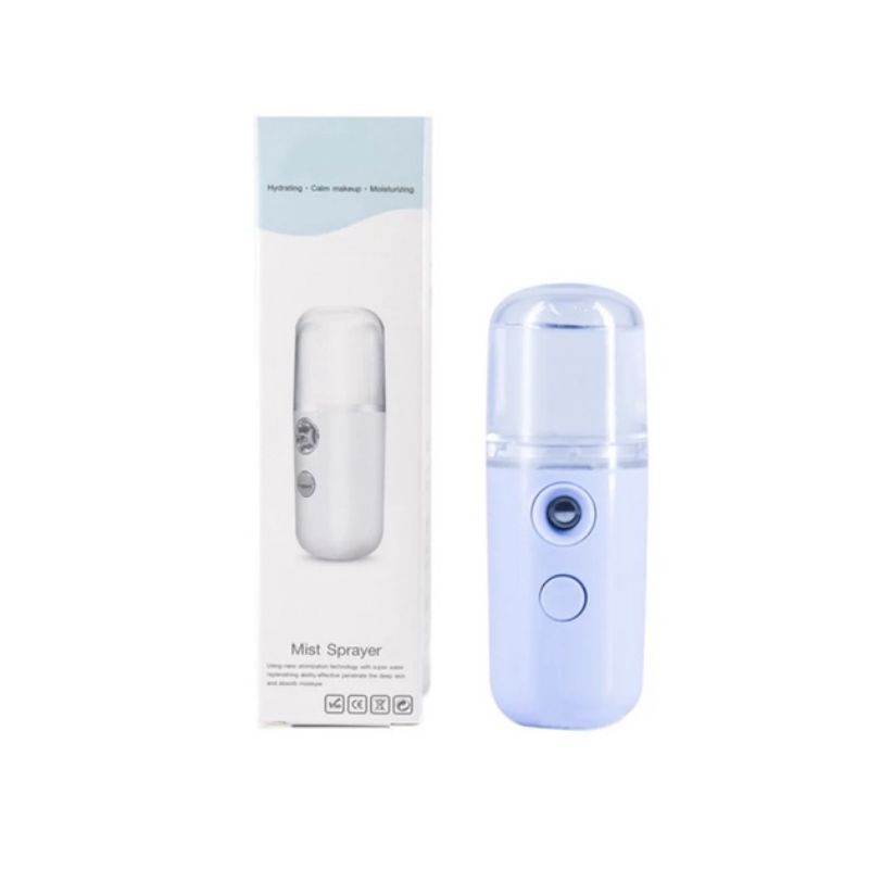 Nano Spray Facial Pelembab wajah semprot mini filter Charger portable