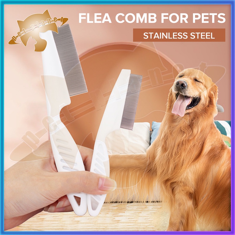 Sisir Kutu Kucing Anjing Sisir  Pet Brush Grooming Kucing