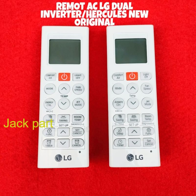 REMOT REMOTE AC LG INVERTER HERCULES ORIGINAL