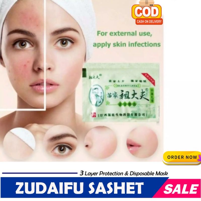 Salep ZUDAIFU Asli 100% 15Gr Original Psoriasis Eksim Jamur Kurap Alergi Kulit Cream