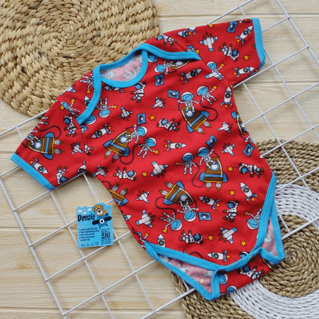 2 PCS Jumper Bayi Baru Lahir Jamper Newborn Printing Motif ASTRONOT Meyriana Collection