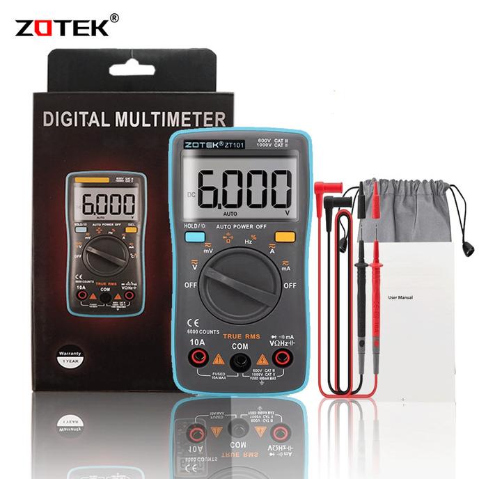 AVOMETER DIGITAL ZOTEK ZT101 / MULTITESTER DIGITAL ZOTEK ZT 101