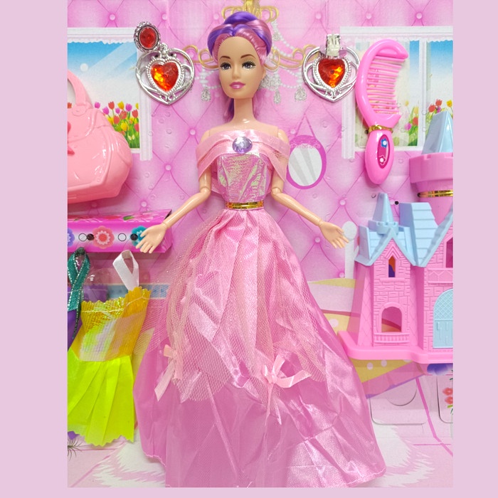 MAINAN ANAK BONEKA BERBIEE Istana Castle Tas BERBIE BARBI SNI Pretty