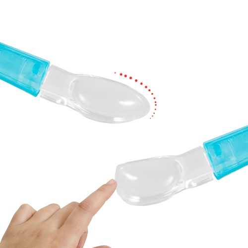 [XOQ] SENDOK MAKAN BAYI SILIKON / SPOON BABY SILICONE FOOD GRADE / SENDOK BABY SAFETY