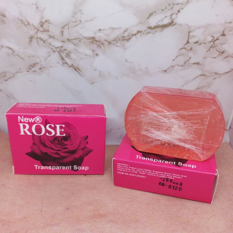SABUN ROSE TRANPARENT SOAP 60GR ORIGINAL SABUN  ROSE BPOM